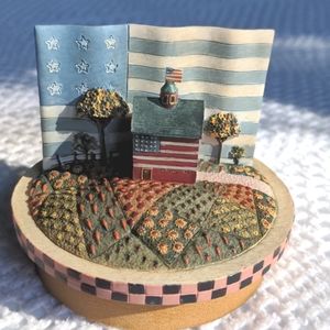 America Jar Candle Topper